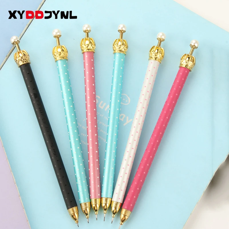 1pcs Creative Student Stationery Metal Mechanical Pencil Amiable Crown Gel Pen BallPoint Pen 0.5mm Refill Kawaii School Supplies
1pcs Creative Student Stationery Metal Mechanical Pencil Amiable Crown Gel Pen BallPoint Pen 0.5mm Refill Kawaii School Supplies