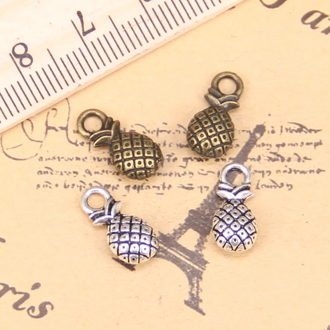 120pcs Jewelry Charms double sided pineapple 14x7mm Antique Silver Plated Pendants Making DIY Handmade Tibetan Silver Jewelry
120pcs Jewelry Charms double sided pineapple 14x7mm Antique Silver Plated Pendants Making DIY Handmade Tibetan Silver Jewelry