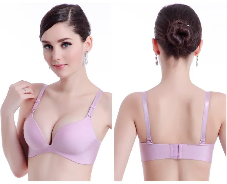 Deep V Seamless Bra bralette Female Gather Bra ABC Women Push-up Brassiere Sexy Seamless One Piece Sexy Bra Charming Deep V Bras
Deep V Seamless Bra bralette Female Gather Bra ABC Women Push-up Brassiere Sexy Seamless One Piece Sexy Bra Charming Deep V Bras