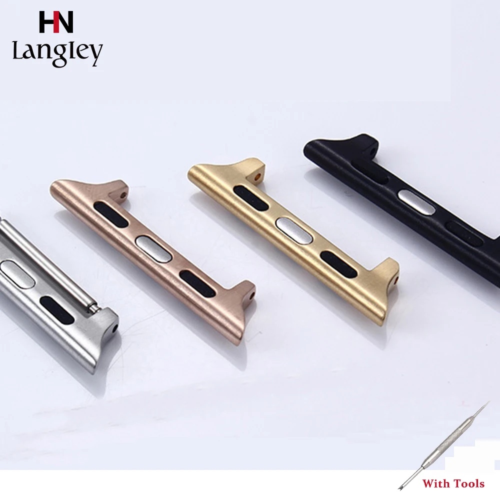 1pair Strap Adapter For Apple Watch band apple watch 4 3 2 1 iwatch strap 42/38mm 44/40mm Stainless Steel clasp Buckle Connector
1pair Strap Adapter For Apple Watch band apple watch 4 3 2 1 iwatch strap 42/38mm 44/40mm Stainless Steel clasp Buckle Connector