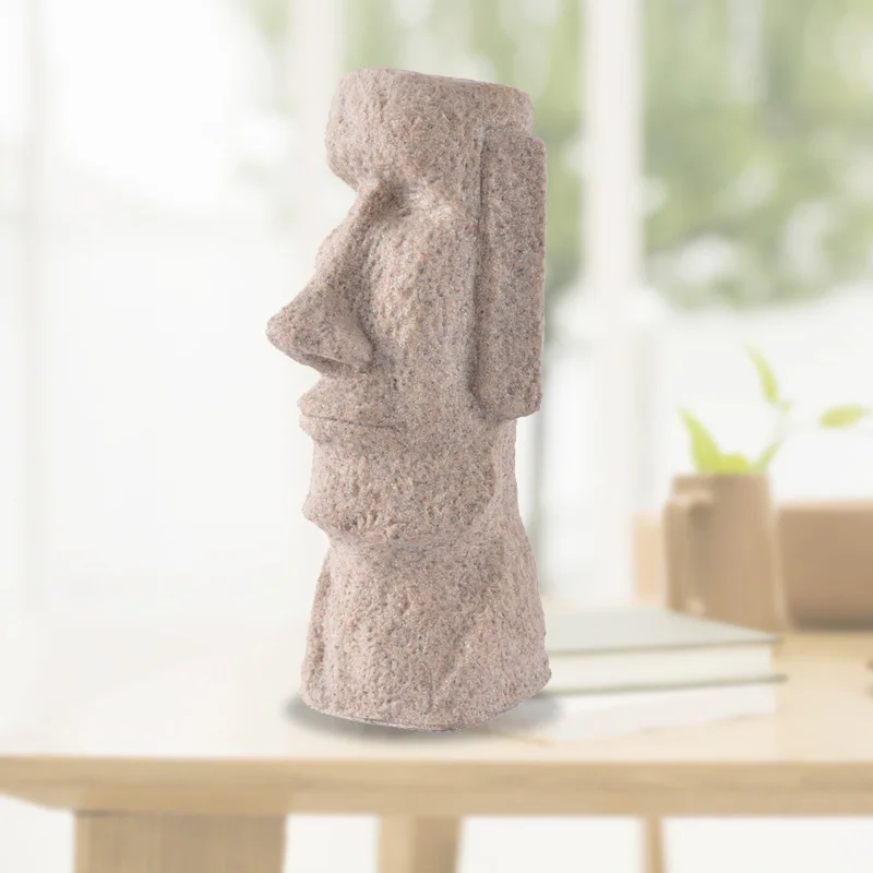 Modern Home Decor Easter Day Desk Decoration Island Moai Figurines Stone Pukao Statuettes Vintage Creative New Year Gifts Face
Modern Home Decor Easter Day Desk Decoration Island Moai Figurines Stone Pukao Statuettes Vintage Creative New Year Gifts Face