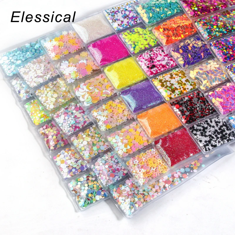 6 grid/bag Mixed Nail Glitter Powder Sequins Colorful Nail Flakes Sticker 3d DIY Nail Sliders Dust For Nail Art Decorations
6 grid/bag Mixed Nail Glitter Powder Sequins Colorful Nail Flakes Sticker 3d DIY Nail Sliders Dust For Nail Art Decorations