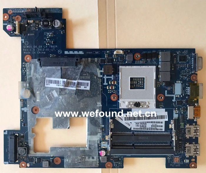 Материнская плата для ноутбука lenovo G580 LA-7982P, полностью протестированная системная плата
Материнская плата для ноутбука lenovo G580 LA-7982P, полностью протестированная системная плата