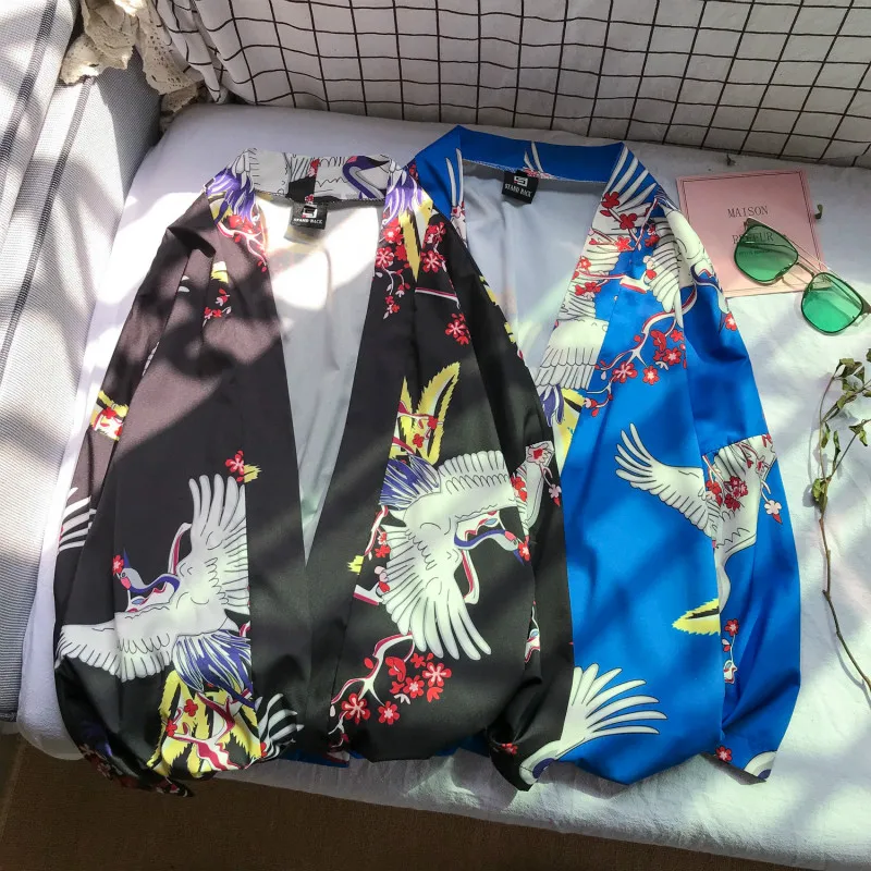Новинка 2019, японское кимоно YASUGUOJI, мужская рубашка, летняя Свободная рубашка с рукавом три четверти, Мужская модная рубашка с принтом, без во...
Новинка 2019, японское кимоно YASUGUOJI, мужская рубашка, летняя Свободная рубашка с рукавом три четверти, Мужская модная рубашка с принтом, без во...