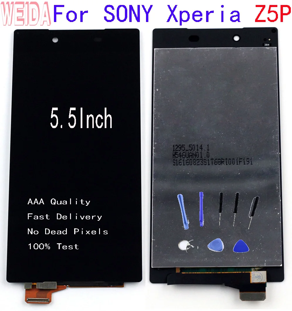 WEIDA 5.5''For SONY Xperia Z5 Premium Z5Plus E6883 E6833 E6853 Z5p LCD Display Touch Screen Digitizer Assembly WITHOUT Frame
WEIDA 5.5''For SONY Xperia Z5 Premium Z5Plus E6883 E6833 E6853 Z5p LCD Display Touch Screen Digitizer Assembly WITHOUT Frame