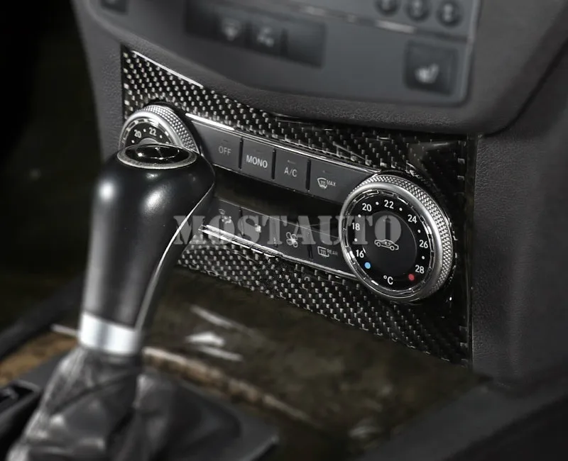 For Benz C Class W204 S204 Carbon Fiber Console Air Condition Frame Cover 2007-2010 1pcs Car Accessories Interior Car Decor
For Benz C Class W204 S204 Carbon Fiber Console Air Condition Frame Cover 2007-2010 1pcs Car Accessories Interior Car Decor