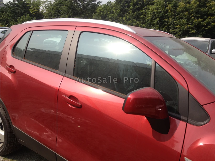 Для Chevrolet TRAX 2014 2015 2016 алюминиевый сплав серебра Топ рейлинги Rack Боковые стержни