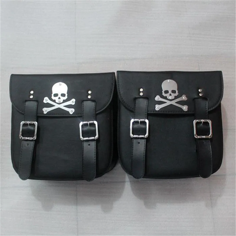 1 pairs Motorcycle PU Leather Saddlebag Universal Motorcycle Skull Saddle bag Side Storage Left Right Saddle Bags for Harley
1 pairs Motorcycle PU Leather Saddlebag Universal Motorcycle Skull Saddle bag Side Storage Left Right Saddle Bags for Harley