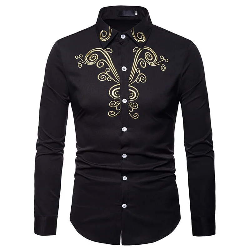 Mens Classic Embroidery Shirt 2022 Brand New Casual Button Down Dress Shirts Men Slim Long Sleeve Business Shirt Camisa Hombre
Mens Classic Embroidery Shirt 2022 Brand New Casual Button Down Dress Shirts Men Slim Long Sleeve Business Shirt Camisa Hombre