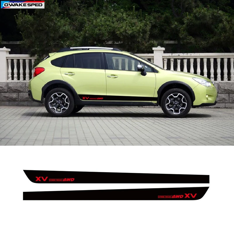 1 комплект для Subaru XV Светоотражающая AWD Виниловая наклейка спортивного стайлинга