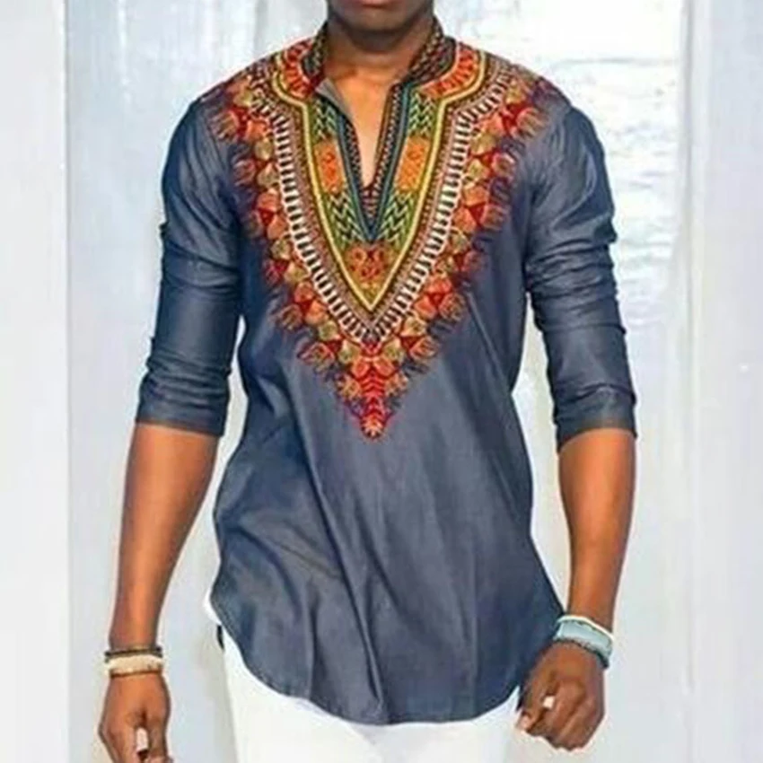 African National Style Harajuku Retro Printed Tshirt Men V-Collar T-shirt Men's Casual Swag Hem Top Male Clothes Tops Tee
African National Style Harajuku Retro Printed Tshirt Men V-Collar T-shirt Men's Casual Swag Hem Top Male Clothes Tops Tee