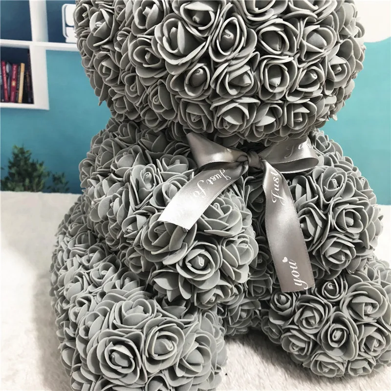 2018 Grey color Unique Valentine's Day gift 45cm Rose lovely Rabbit Eternal Rose Handmade Puppy Creative birthday gift
2018 Grey color Unique Valentine's Day gift 45cm Rose lovely Rabbit Eternal Rose Handmade Puppy Creative birthday gift