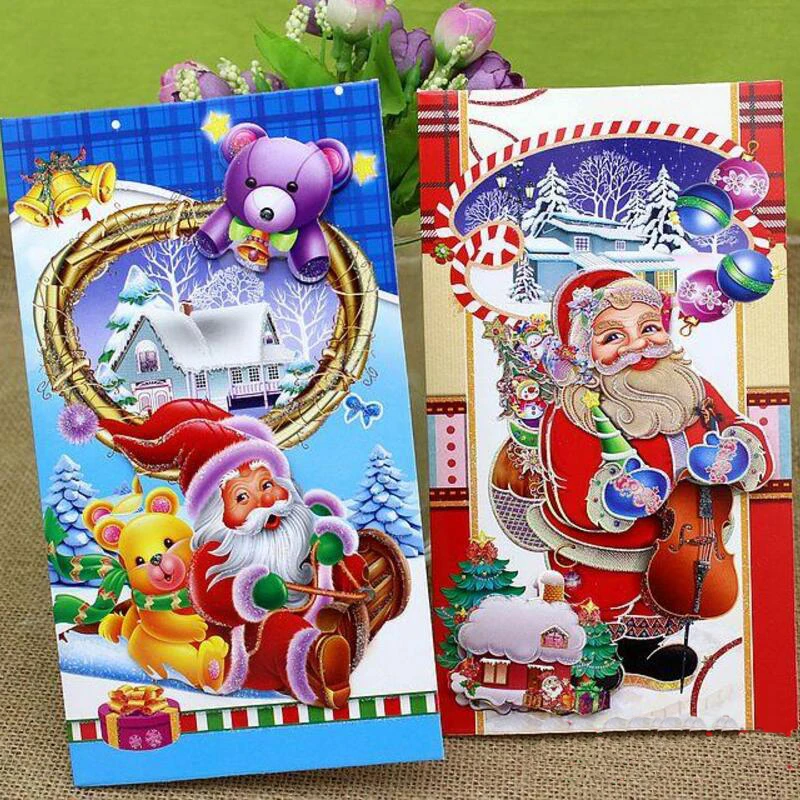 8 Pcs/lot Creative Color Printing Christmas Card Greeting Card Christmas Card New Year Merry Christmas Gift Cards Free Shipping
8 Pcs/lot Creative Color Printing Christmas Card Greeting Card Christmas Card New Year Merry Christmas Gift Cards Free Shipping