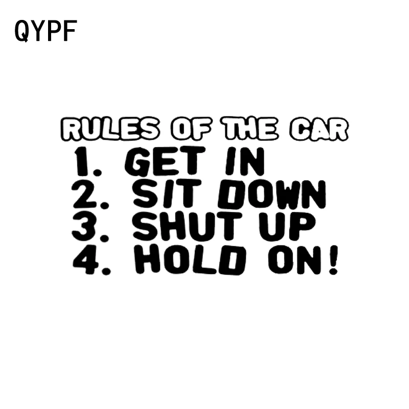 QYPF 15,6 см * 8,7 см Забавный автомобильный Стайлинг правила Автомобиля Виниловая наклейка на окно автомобиля Наклейка Черная Серебряная Фотогр...
QYPF 15,6 см * 8,7 см Забавный автомобильный Стайлинг правила Автомобиля Виниловая наклейка на окно автомобиля Наклейка Черная Серебряная Фотогр...
