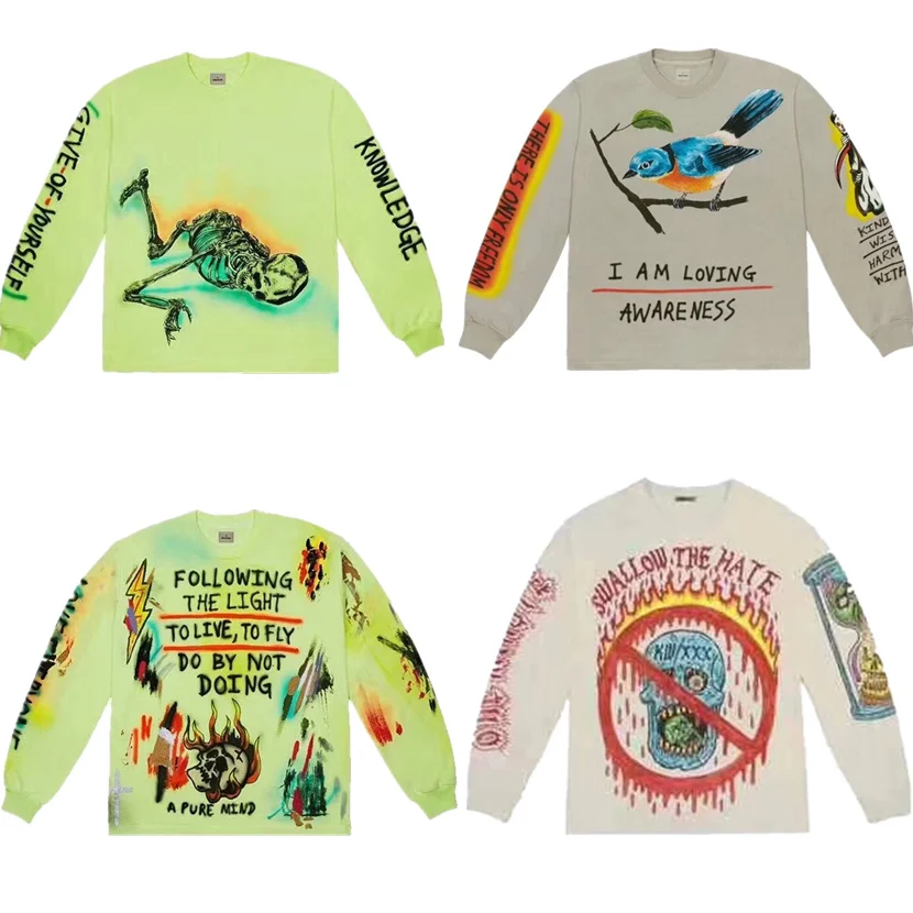 Длинная Мужская футболка Kanye West с граффити детские призраки 19ss, летняя стильная футболка, модная уличная футболка в стиле хип-хоп с изображе...
Длинная Мужская футболка Kanye West с граффити детские призраки 19ss, летняя стильная футболка, модная уличная футболка в стиле хип-хоп с изображе...