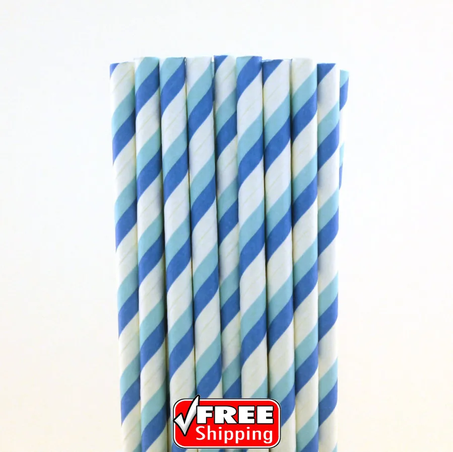 200pcs Royal Blue Light Blue Striped Paper Straws-Double Stripe Drinking Paper Straws-Birthday Party,Baby Shower,Wedding,Kids
200pcs Royal Blue Light Blue Striped Paper Straws-Double Stripe Drinking Paper Straws-Birthday Party,Baby Shower,Wedding,Kids