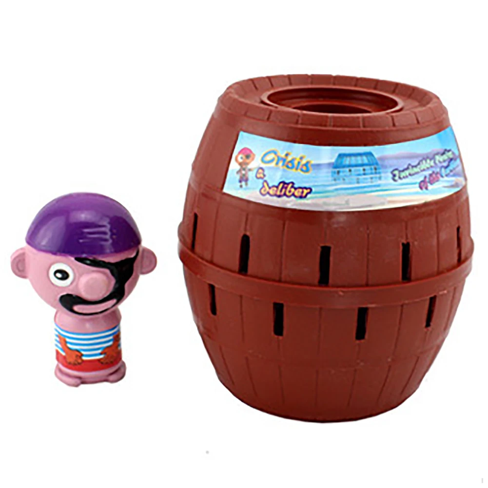 Новинка детская игра Tricky Pirate Barrels Party Lucky Stab всплывающий меч Пиратская ведро