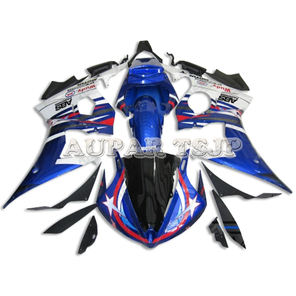 Complete Injection Fairings Blue White Cowlings For Yamaha 2003 2004 2005 YZF-600 R6 03 04 05 Sportbike Bodywork Kit
Complete Injection Fairings Blue White Cowlings For Yamaha 2003 2004 2005 YZF-600 R6 03 04 05 Sportbike Bodywork Kit
