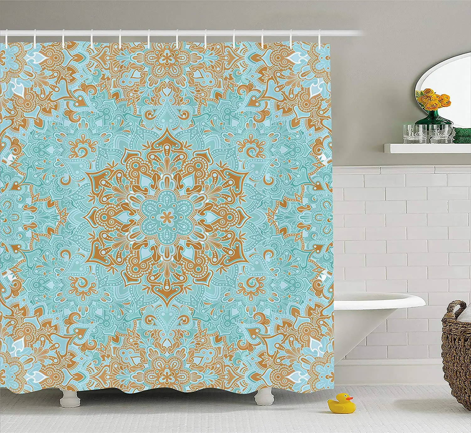 Mandala Shower Curtain by Ambesonne Mystic Psychedelic Vintage Kaleidoscope Zen Sacred Cosmos Tibetan Icon Print Fabric Bathroom
Mandala Shower Curtain by Ambesonne Mystic Psychedelic Vintage Kaleidoscope Zen Sacred Cosmos Tibetan Icon Print Fabric Bathroom