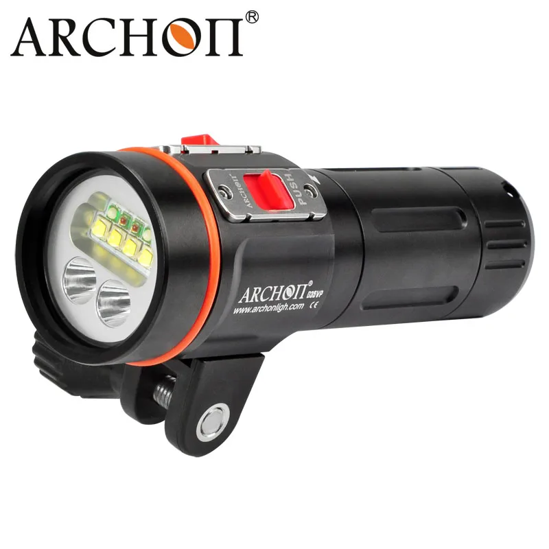 DHL ARCHON D35VP CREE XM-L2 2600 Lumens Underwater Photographing Light Underwater Diving Fashlight Video Torch by 32650 Battery
DHL ARCHON D35VP CREE XM-L2 2600 Lumens Underwater Photographing Light Underwater Diving Fashlight Video Torch by 32650 Battery