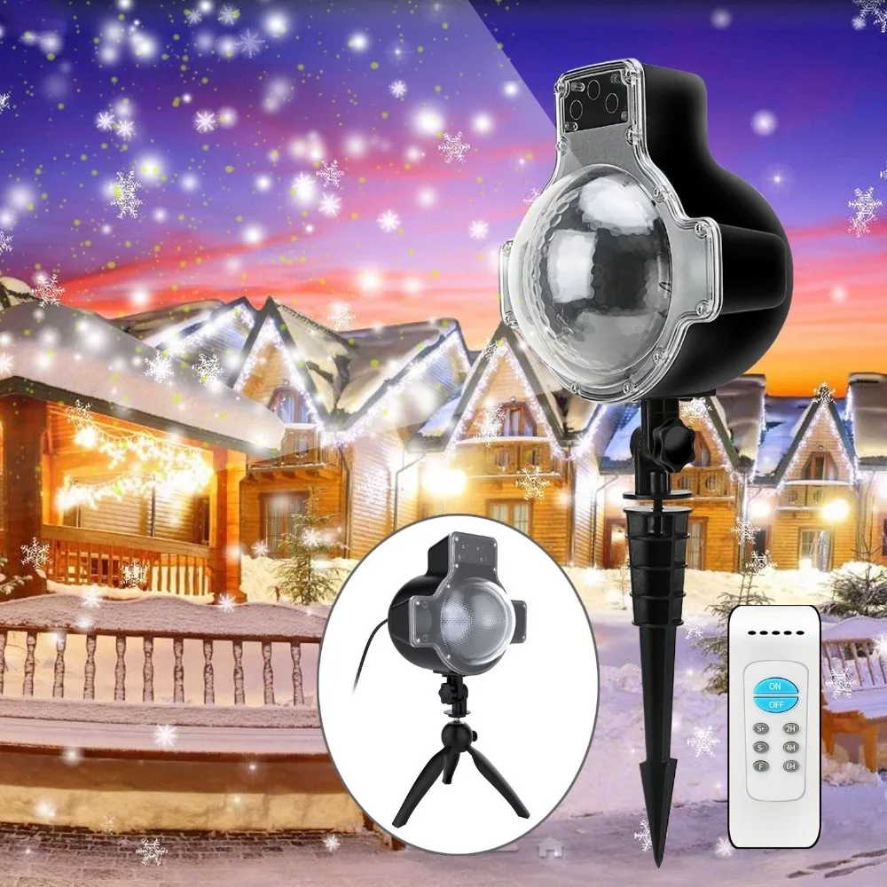 ZjRight NEW led snow scene Light waterproof Projector snowflakes outdoor lighting decorations Xmas Home party Garden KTV lamp
ZjRight NEW led snow scene Light waterproof Projector snowflakes outdoor lighting decorations Xmas Home party Garden KTV lamp