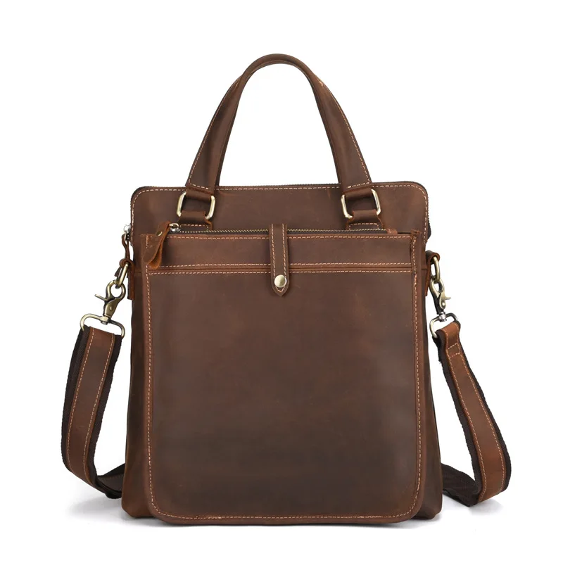 Men Crazy Horse Cowhide Tote Briefcase Top Handle Business Bag Genuine Leather Retro Messenger Shoulder Handbag CrossBody Bag
Men Crazy Horse Cowhide Tote Briefcase Top Handle Business Bag Genuine Leather Retro Messenger Shoulder Handbag CrossBody Bag