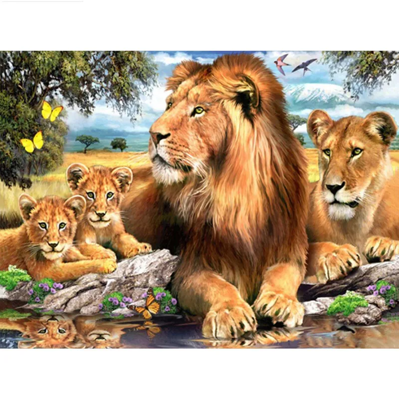 5D DIY Diamond painting lion family forest Full square/Round Diamond embroidery Cross Stitch Rhinestone Mosaic decor NX
5D DIY Diamond painting lion family forest Full square/Round Diamond embroidery Cross Stitch Rhinestone Mosaic decor NX