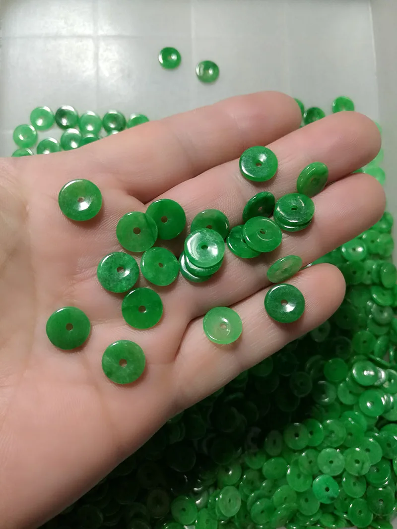100 pcs Fine Jewelry green jade beads DIY jewelry accessories BEADS lotus Jade Bracelet
100 pcs Fine Jewelry green jade beads DIY jewelry accessories BEADS lotus Jade Bracelet