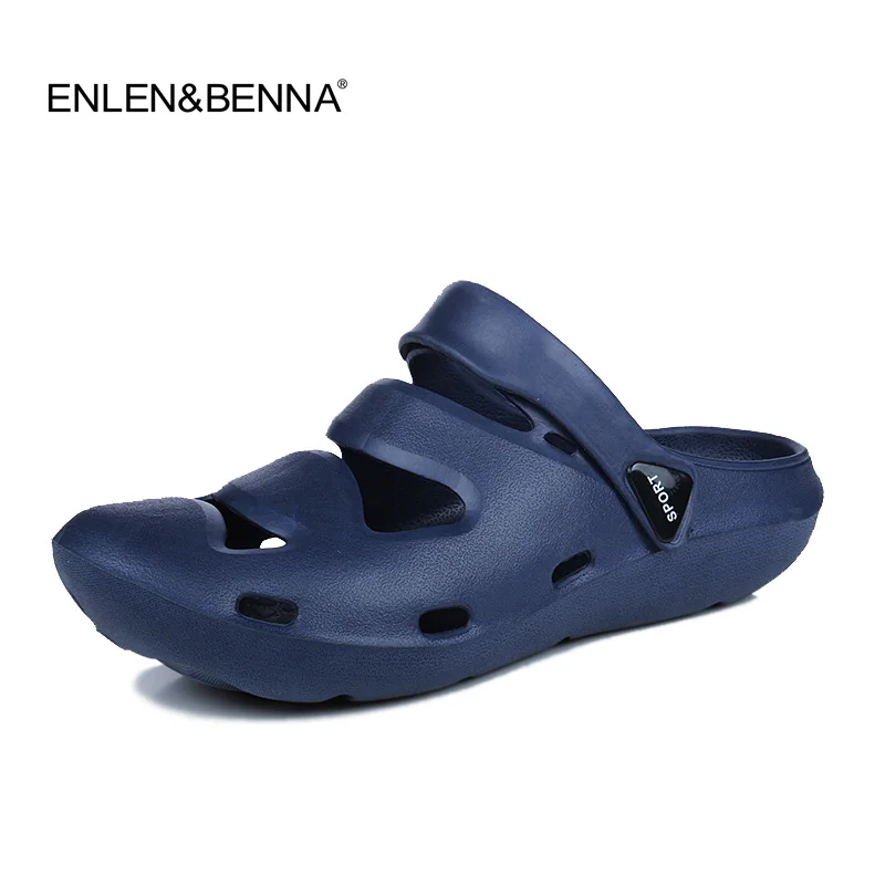 New Summer Men Sandals 2017 Men Beach Shoes Hollow Slippers Hole Breathable Flip Flops Non slip Garden Sandals Clogs Outside
New Summer Men Sandals 2017 Men Beach Shoes Hollow Slippers Hole Breathable Flip Flops Non slip Garden Sandals Clogs Outside