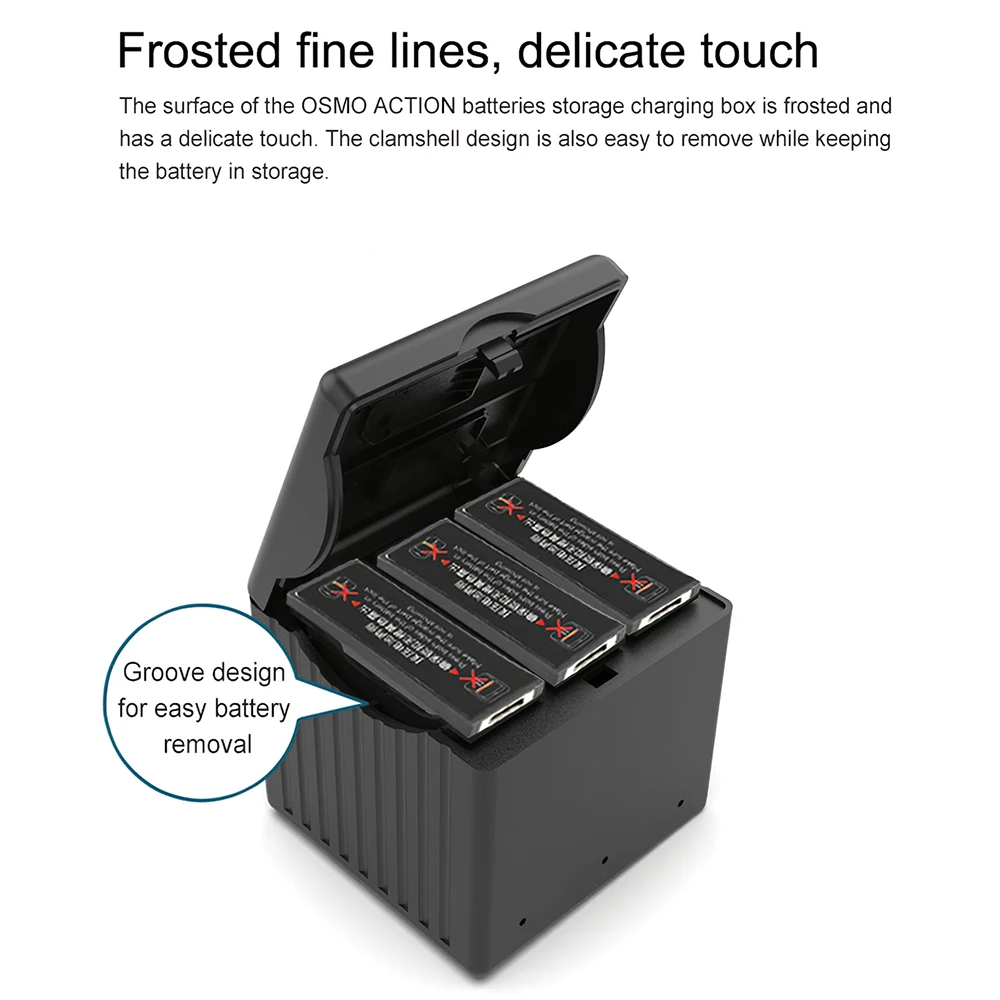 3 IN 1 Battery Charger Hub for DJI OSMO Action Camera Smart Intelligent Battery Charge Box TF-Card Storage with TYPE-C interface
3 IN 1 Battery Charger Hub for DJI OSMO Action Camera Smart Intelligent Battery Charge Box TF-Card Storage with TYPE-C interface