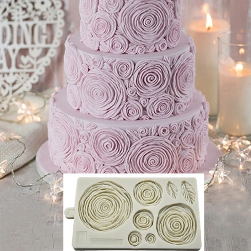 3d Rose Flower Cake Border Silicone Mold Fondant Mould Cake Decorating Tools Chocolate, Gumpaste Mold, Sugarcraft, Kitchenware
3d Rose Flower Cake Border Silicone Mold Fondant Mould Cake Decorating Tools Chocolate, Gumpaste Mold, Sugarcraft, Kitchenware