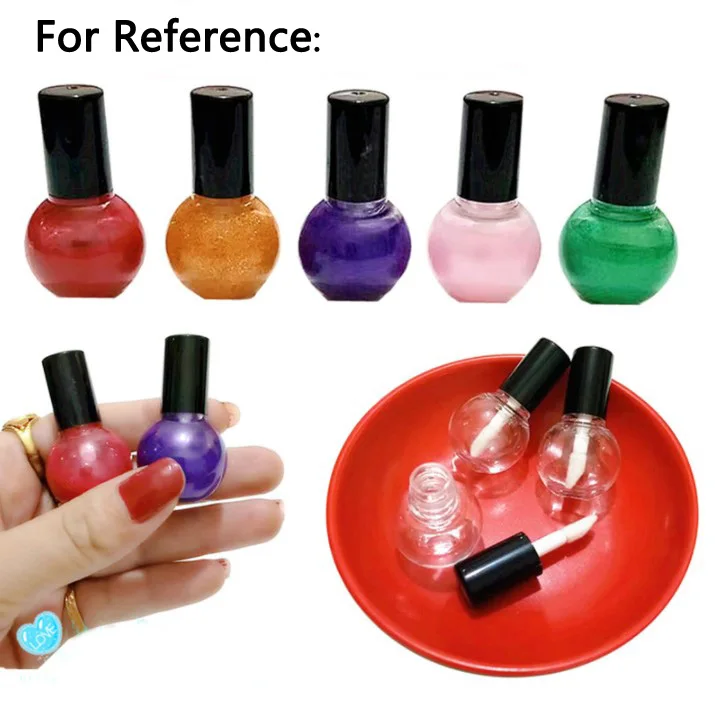 100pcs/lot 5g Clear Lip gloss Bottle With Black Cap Brush 5ml Empty Mini sample Bottle Sphere Shape Cosmetic packing
100pcs/lot 5g Clear Lip gloss Bottle With Black Cap Brush 5ml Empty Mini sample Bottle Sphere Shape Cosmetic packing