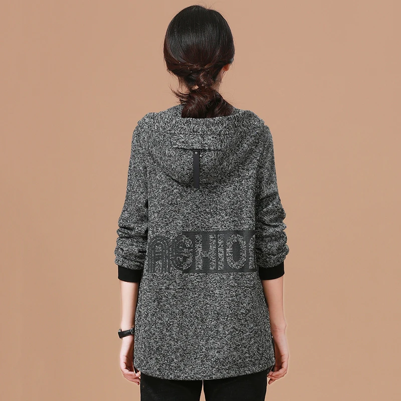 2018 Autumn Winte New Casual Long Woolen Coat Female Loose Large Size Hooded Zipper Women Printed Wool Jacket LQ391
2018 Autumn Winte New Casual Long Woolen Coat Female Loose Large Size Hooded Zipper Women Printed Wool Jacket LQ391