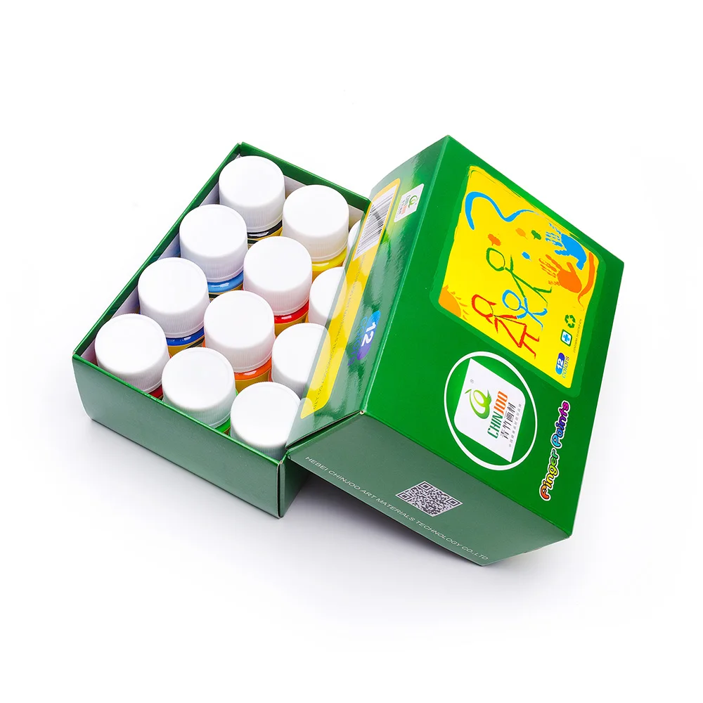 New Wonderful Washable Water Color Finger painting 12PCS/Lot 30ml Non-toxic Drawing Toys for Kids
New Wonderful Washable Water Color Finger painting 12PCS/Lot 30ml Non-toxic Drawing Toys for Kids