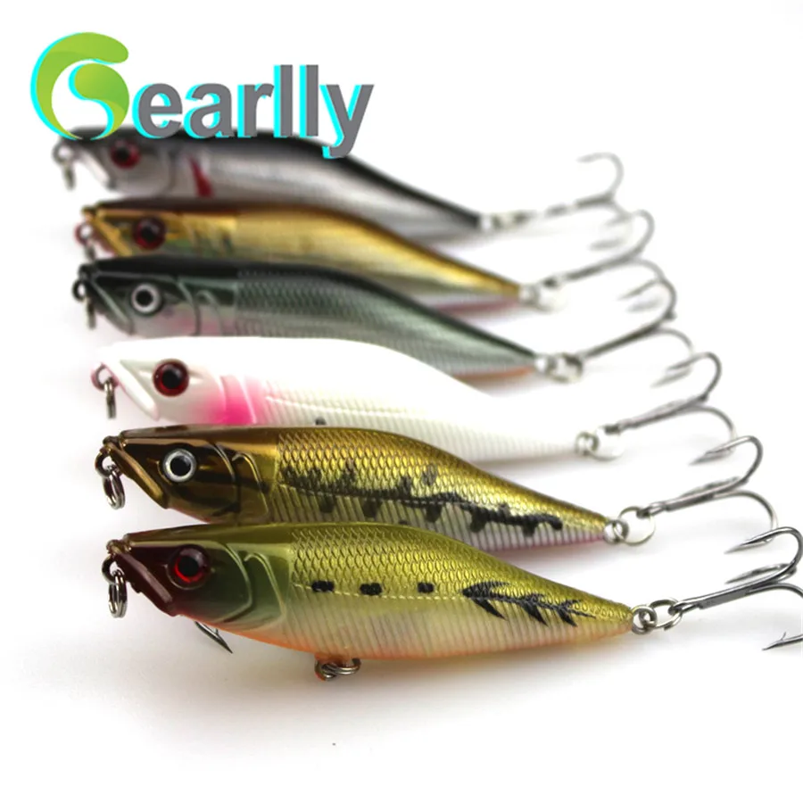 6 шт./лот Gearlly PO001 70 мм 7,2 г рыболовные приманки в стиле Поппер, Плавающие жесткие приманки, рыболовные приманки
6 шт./лот Gearlly PO001 70 мм 7,2 г рыболовные приманки в стиле Поппер, Плавающие жесткие приманки, рыболовные приманки
