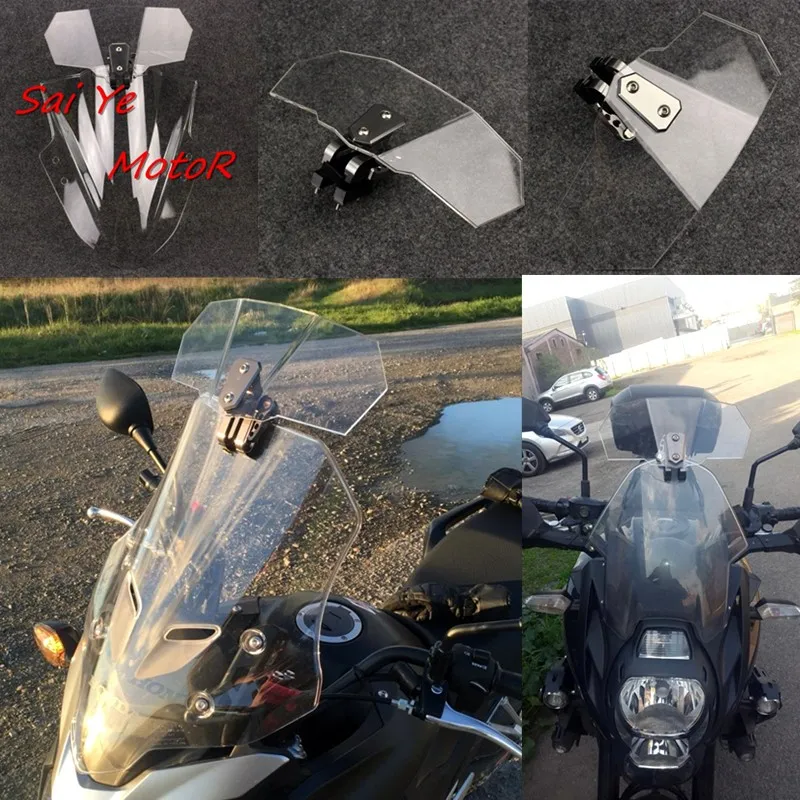 Универсальный Регулируемый ветровой экран для мотоцикла Honda NC700 NC750 XRS Kawasaki BMW Ducati
Универсальный Регулируемый ветровой экран для мотоцикла Honda NC700 NC750 XRS Kawasaki BMW Ducati