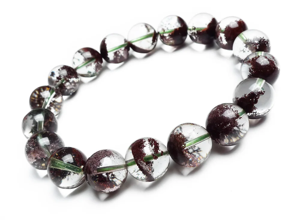 New Arrival 11mm Natural Red Phantom Quartz Crystal Transparent Round Bead Stretch Charm Bracelets For Women
New Arrival 11mm Natural Red Phantom Quartz Crystal Transparent Round Bead Stretch Charm Bracelets For Women