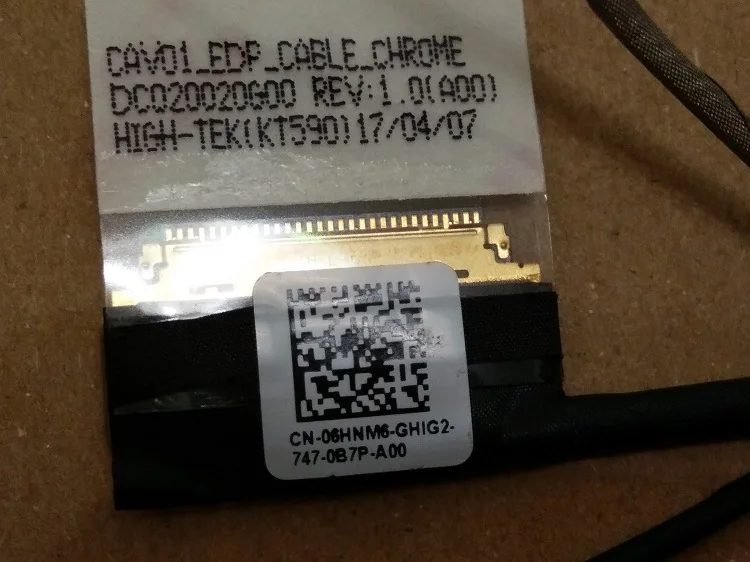 (1-10pcs) New Laptop Lcd Cable For Dell Chromebook 11 3180 3189 P/n: DC02002OG00 06HNM6
(1-10pcs) New Laptop Lcd Cable For Dell Chromebook 11 3180 3189 P/n: DC02002OG00 06HNM6