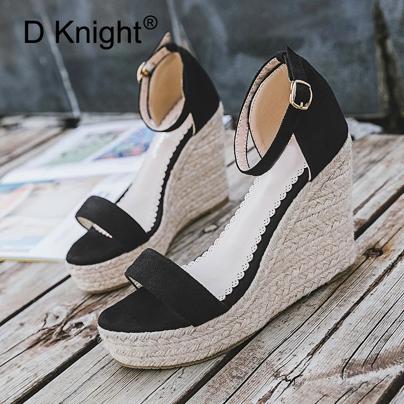 Plus Size 32-44 Women Wedges Sandals Summer Buckle Strap White High Heels Beach Sandals For Woman Cover Heel Lady Platform Shoes
Plus Size 32-44 Women Wedges Sandals Summer Buckle Strap White High Heels Beach Sandals For Woman Cover Heel Lady Platform Shoes