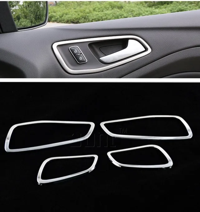 FUNDUOO For Ford KUGA Escape 2013 2014 2015 2016 New ABS Chrome Interior Inside Door Handle Cover Free Drop Shipping
FUNDUOO For Ford KUGA Escape 2013 2014 2015 2016 New ABS Chrome Interior Inside Door Handle Cover Free Drop Shipping