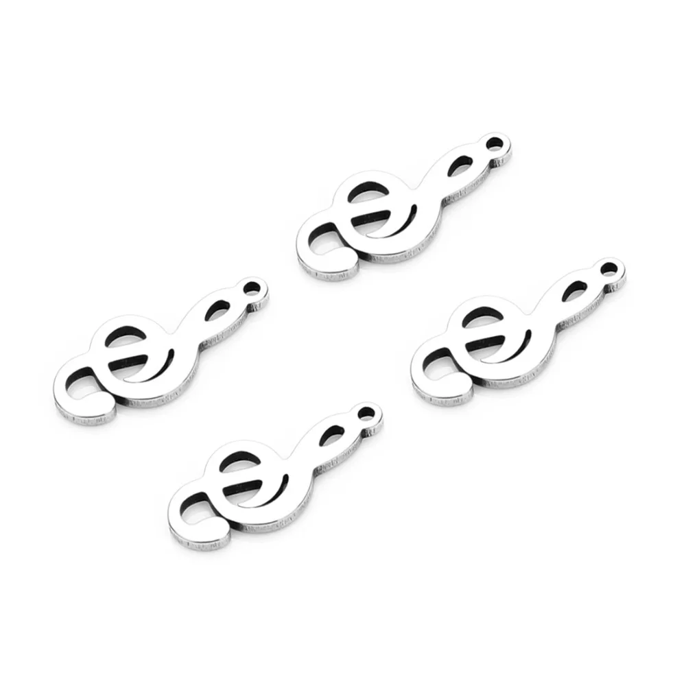 Linsoir 20pcs/lot Stainless Steel Charms For DIY Jewelry Making Music Pendent Necklace Bracelets Jewelry Findings Wholesale
Linsoir 20pcs/lot Stainless Steel Charms For DIY Jewelry Making Music Pendent Necklace Bracelets Jewelry Findings Wholesale