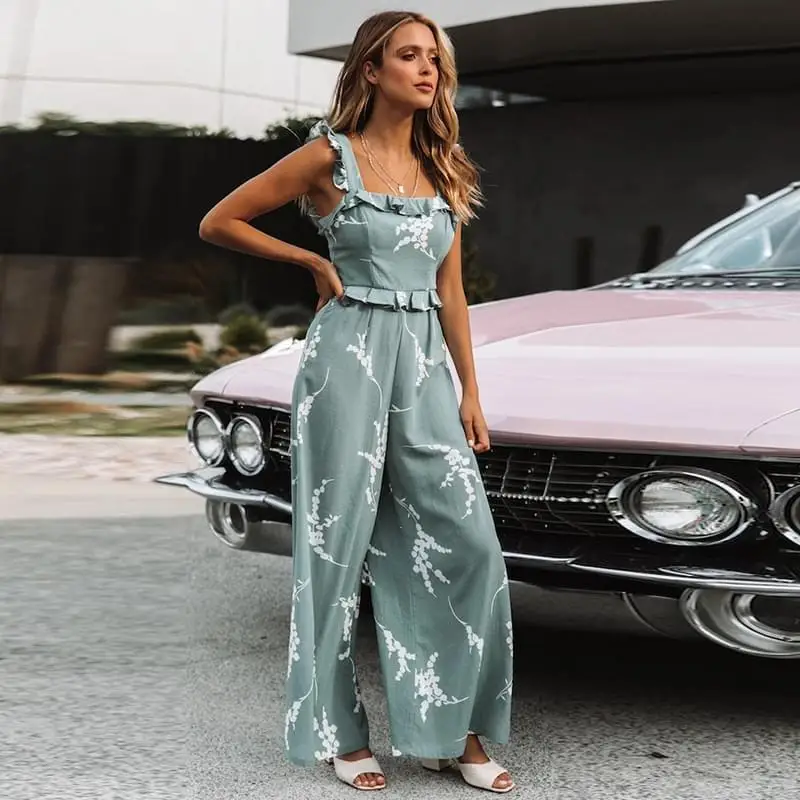 Модный комбинезон с оборками, Женский Повседневный комбинезон без рукавов, сексуальный женский пляжный комбинезон для вечеринки, цельный к... 
Модный комбинезон с оборками, Женский Повседневный комбинезон без рукавов, сексуальный женский пляжный комбинезон для вечеринки, цельный к...