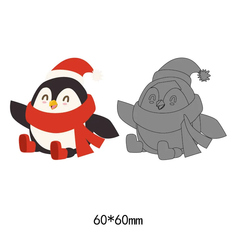 Cute Christmas penguin Cartoon series Cutting Dies Stencils for Scrapbooking Card Decor Diy Crafts Die-cutting and cutting dies
Cute Christmas penguin Cartoon series Cutting Dies Stencils for Scrapbooking Card Decor Diy Crafts Die-cutting and cutting dies