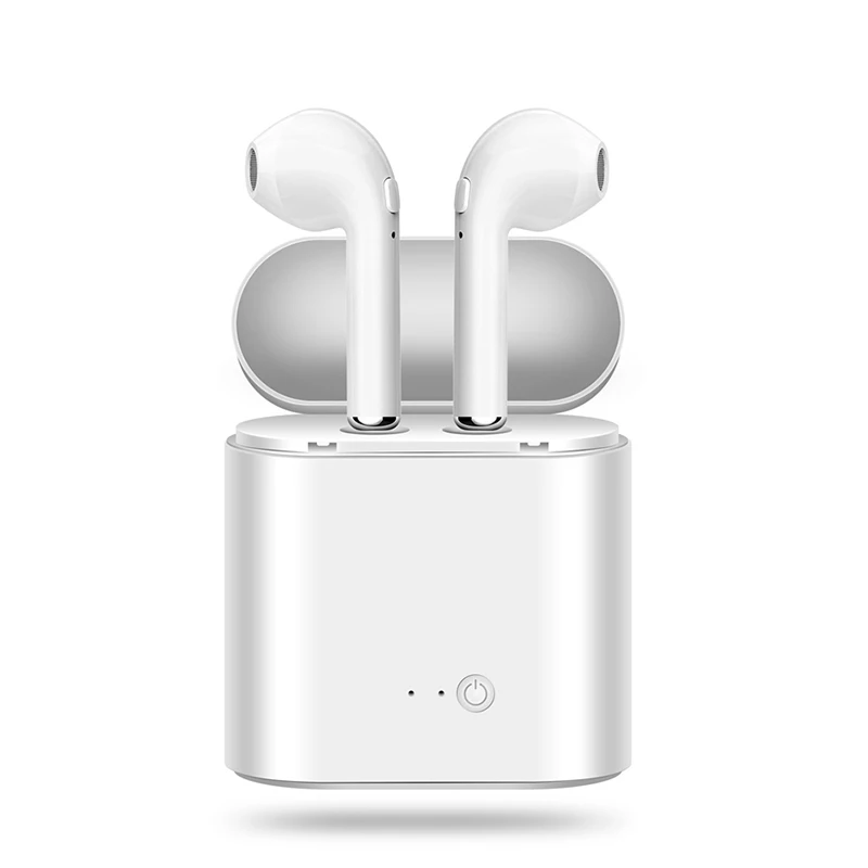 TWS i7S беспроводные наушники вкладыши Bluetooth V5.0 гарнитура музыкальные с зарядкой