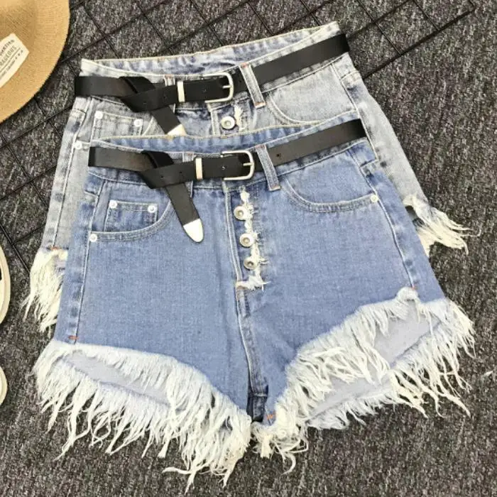Denim shorts women 2020 summer new fashion high waist loose single-breasted irregular tassel jeans shorts
Denim shorts women 2020 summer new fashion high waist loose single-breasted irregular tassel jeans shorts