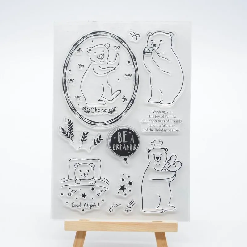 Polar Bear Clear Stamp Rubber Clear Stamp for Card Making Decoration and Scrampbooking
Polar Bear Clear Stamp Rubber Clear Stamp for Card Making Decoration and Scrampbooking