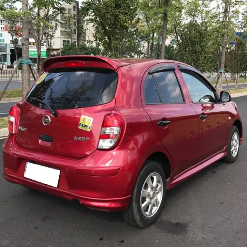 Спойлер для Nissan March, высококачественный спойлер из АБС-материала для заднего крыла автомобиля, спойлер для заднего крыла Nissan March 2012-2015
Спойлер для Nissan March, высококачественный спойлер из АБС-материала для заднего крыла автомобиля, спойлер для заднего крыла Nissan March 2012-2015