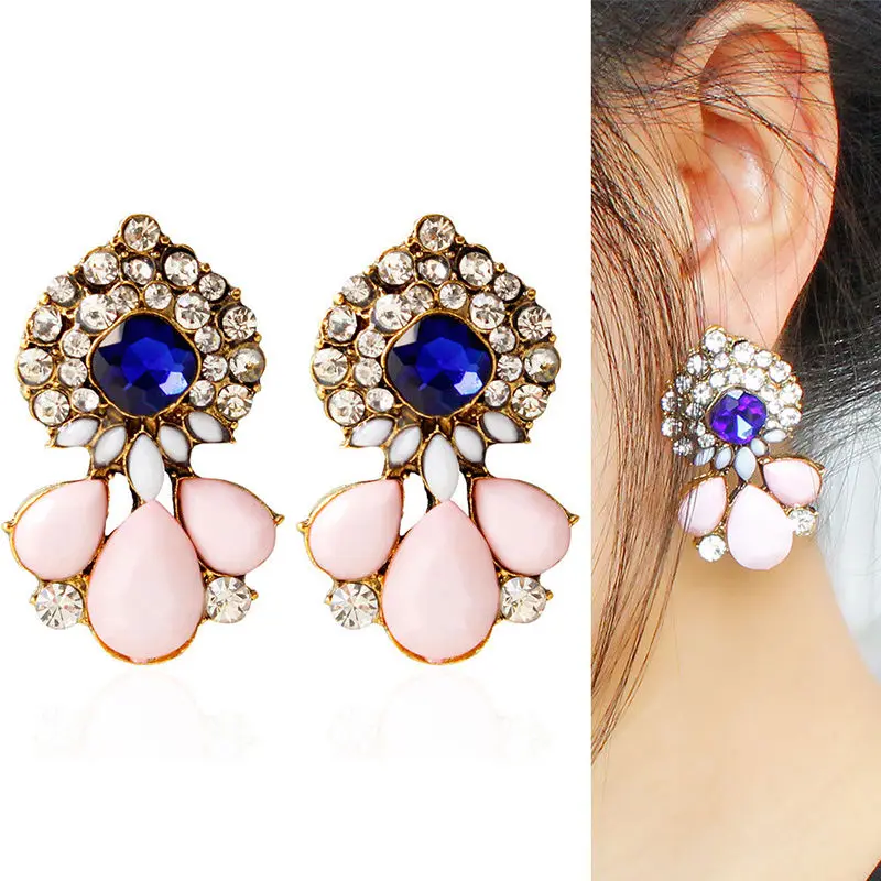 Модная Корейская Boho кисточкой Стад серьги обруча для Для женщин Oorbellen Pendientes Клип