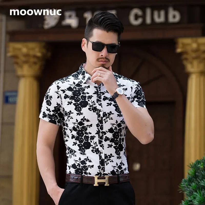 2018 Men's Clothing Summer Short Sleeve Shirts Casual Slim Fit Cotton Shirt Homme Floral Print Plus Size M-7Xl Shirt for Men
2018 Men's Clothing Summer Short Sleeve Shirts Casual Slim Fit Cotton Shirt Homme Floral Print Plus Size M-7Xl Shirt for Men