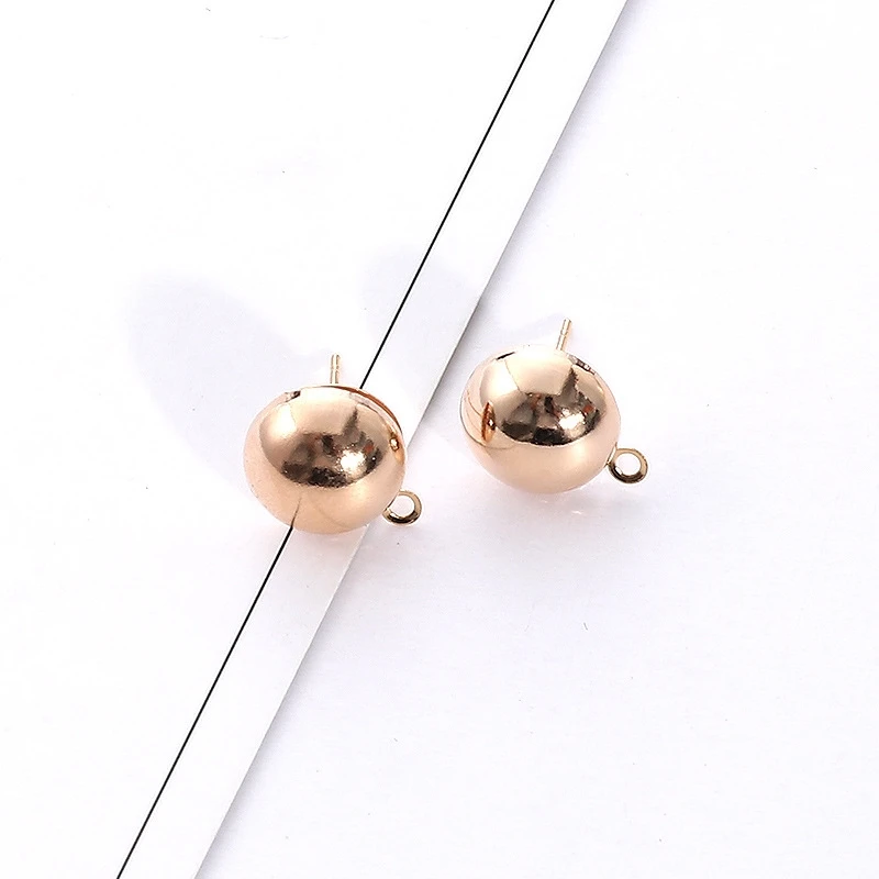 10pcs 6 8 10 12mm Gold Silver Color Stud Earrings Making Accessories for Women DIY Handmade Fashion Jewelry Findings Wholesale
10pcs 6 8 10 12mm Gold Silver Color Stud Earrings Making Accessories for Women DIY Handmade Fashion Jewelry Findings Wholesale